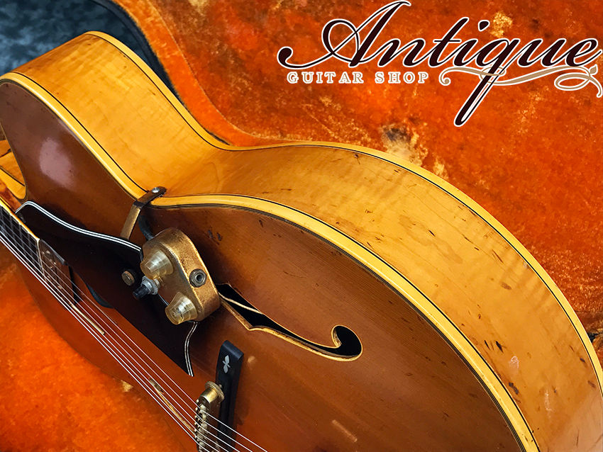 サムネイル： Gibson Johnny Smith DN 1966年製 Blonde Flame Side & Back & Neck w/ DeArmond PU