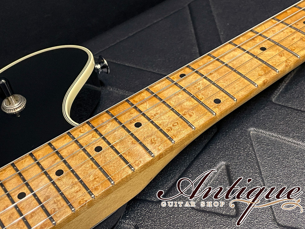 サムネイル： EVH Wolfgang USA 2013 Black /Birdseye Maple Fingerboard "Titanium Pats Up Grade"