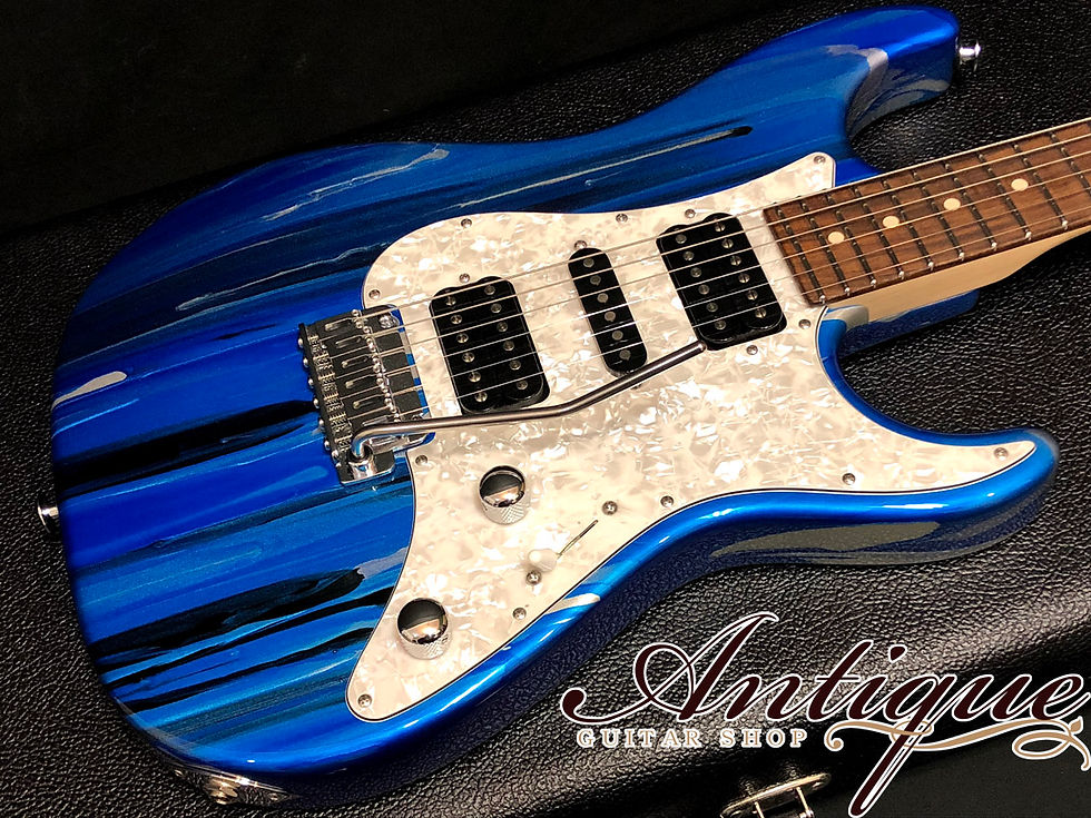 サムネイル： Suhr Custom Standard HSH Blue Metallic Drip w/ Matching Head OKADA Special