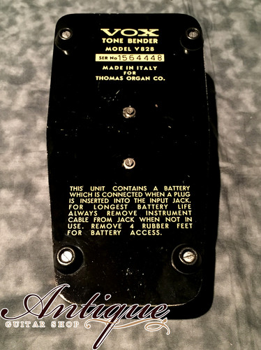 VOX TONE BENDER V828 67〜68年製 Vox Tone Bender V828 end 60's first