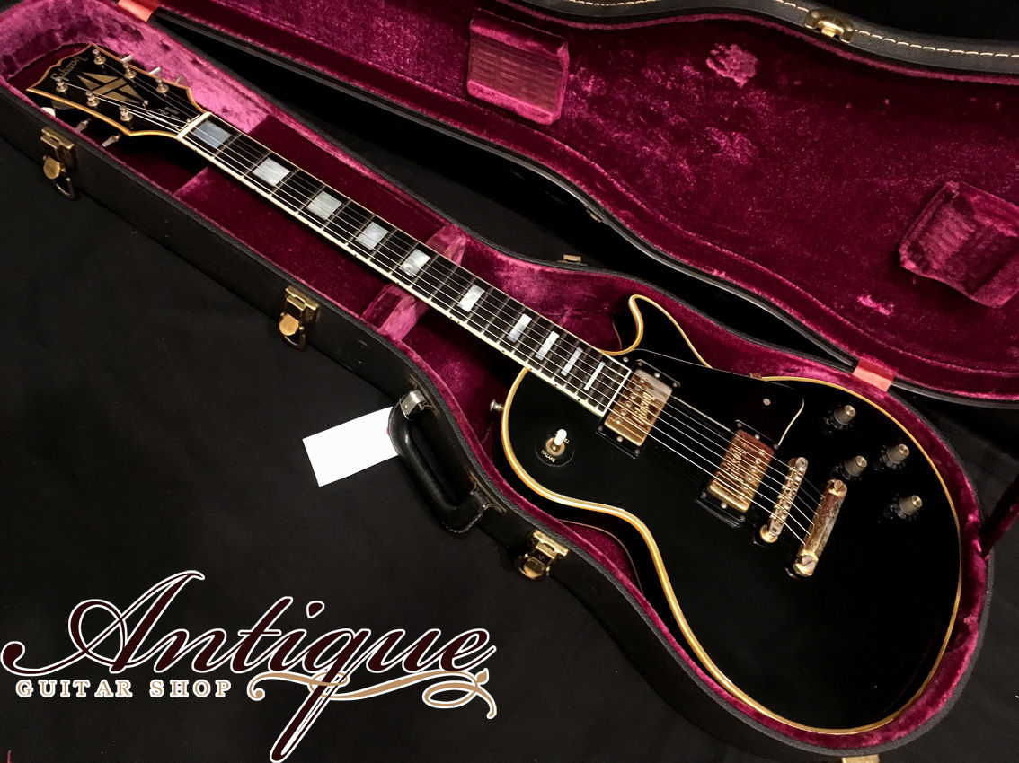Gibson Les Paul Custom 1972年製 Ebony Black w/ Sticker PAF & Emboss Cover