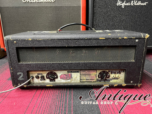Hiwatt DR-103 Custom 100 Head Amp 1970 owned by Pete Cornish 