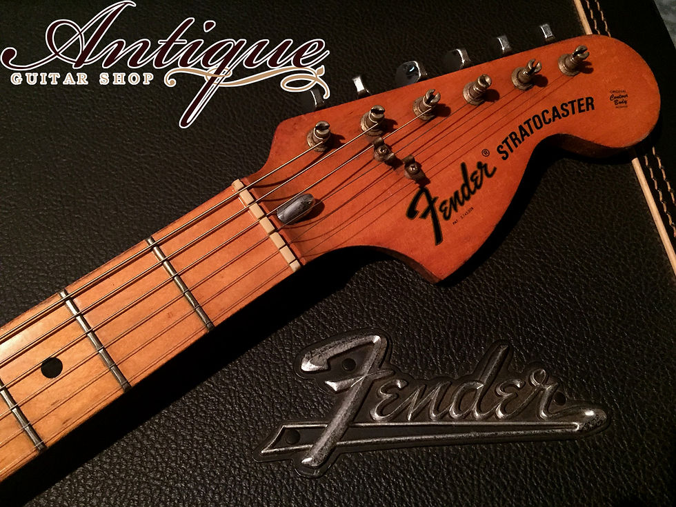 サムネイル： Fender Stratocaster 1975年製 Black Maple Neck Full-Original except Arm