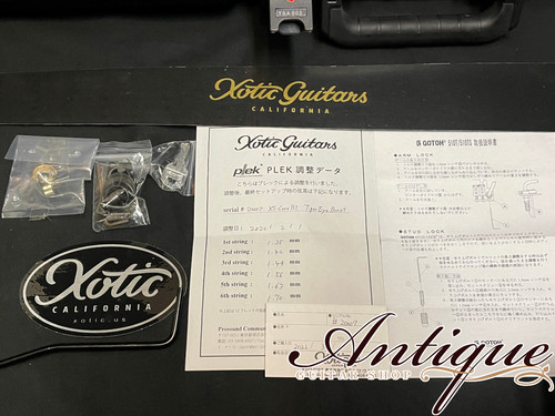 Xotic XS-Core BT HH 2020 Tiger Eye Burst w/ Bare Knuckle Brute