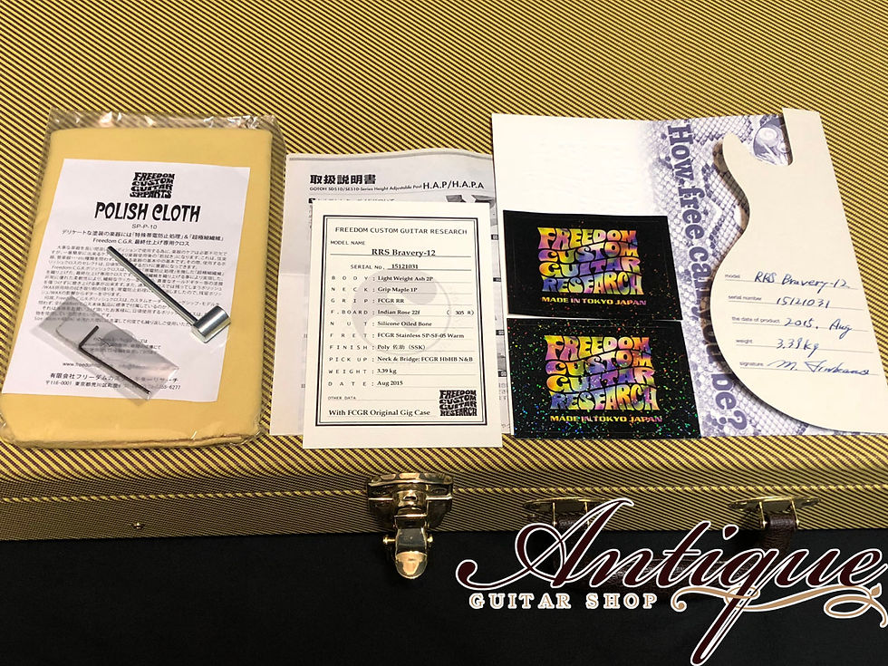 サムネイル： Freedom Custom Guitar Research RRS Bravery HH 2015年製 -佐助-(SSK)