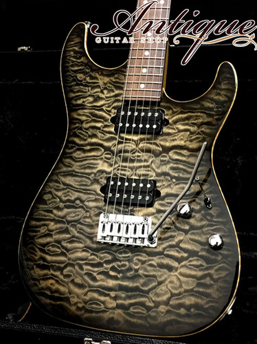 Suhr Standard Quilt Top '06年製 Charcoal Burst Matching Quilt Head