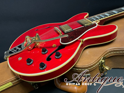 Gibson Memphis ES-355 2015 Aniline Dye Sixties Cherry w/Bigsby EX