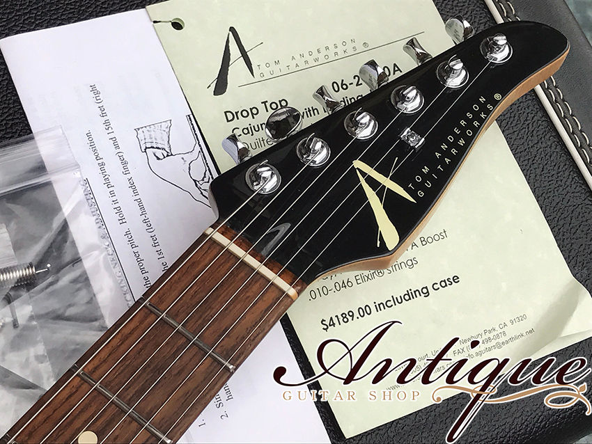 サムネイル： Tom Anderson Drop Top Cajun Red Quilt w/ Red Back BFTS EX+++Condition