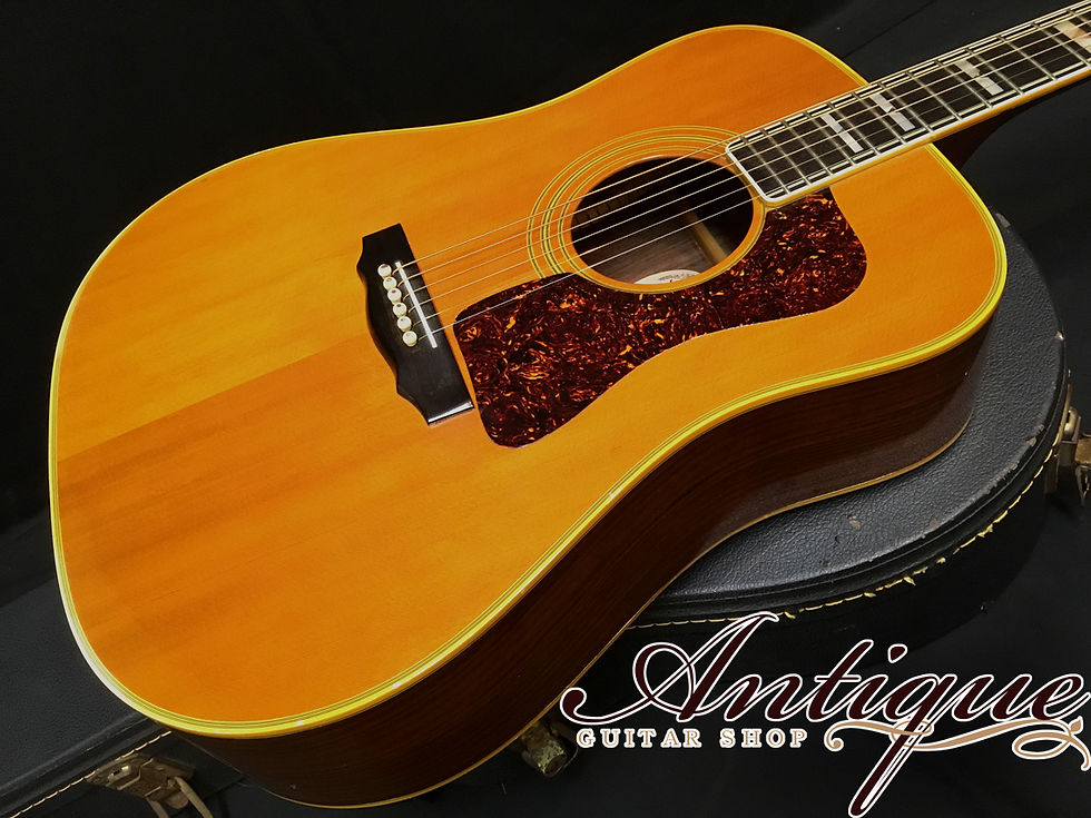 サムネイル： Guild D-55 1986年製 Natural No-Crack & Full-Original except Saddle