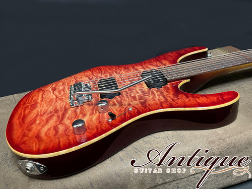 Suhr 2010 Limited Edition Set-Neck Modern Faded Trans Wine Red