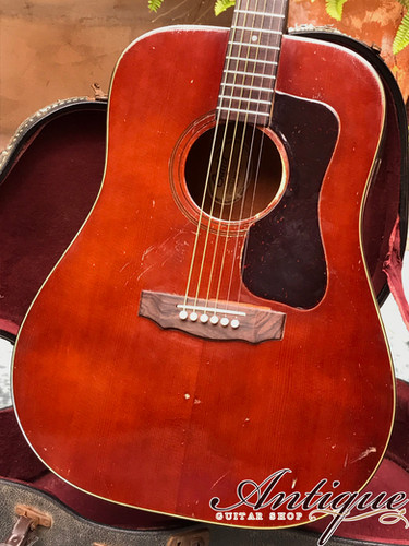 Guild D-25M 1976年製 Dreadnought All-Mahogany No-Crack “Arch-Back