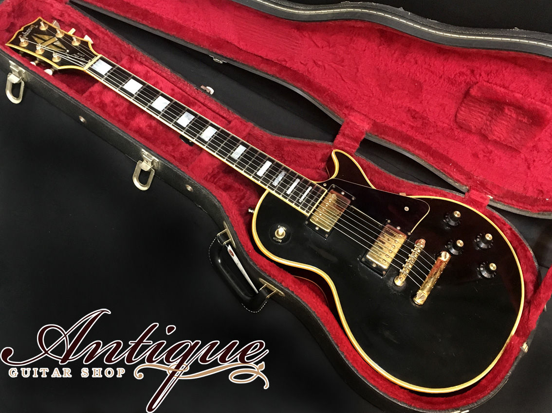 Gibson Les Paul Custom 1973年製 Ebony Black w/ Sticker PAF 4.4kg Full-Original