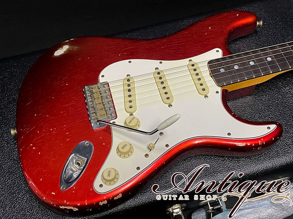 サムネイル： Fender Custom Shop MBS 1965 Stratocaster Candy Apple Red Journeyman Relic