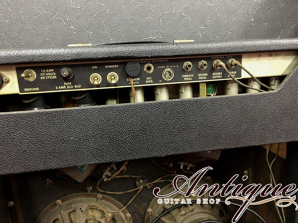 サムネイル： Fender Super Reverb AB763 1968-69年製 Drip Edge Silver Face