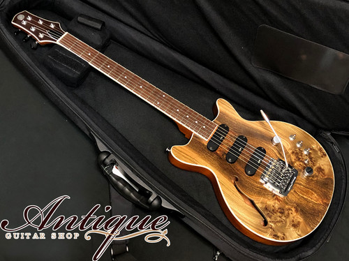 Kz Guitar Works Custom Line Kz One Semi-Hollow w/F-Hole & Elm Burl