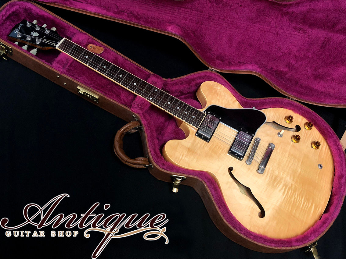 Gibson Memphis ES-335 Dot Reissue 1997年製 Blonde Figured Maple w/ 57Classic