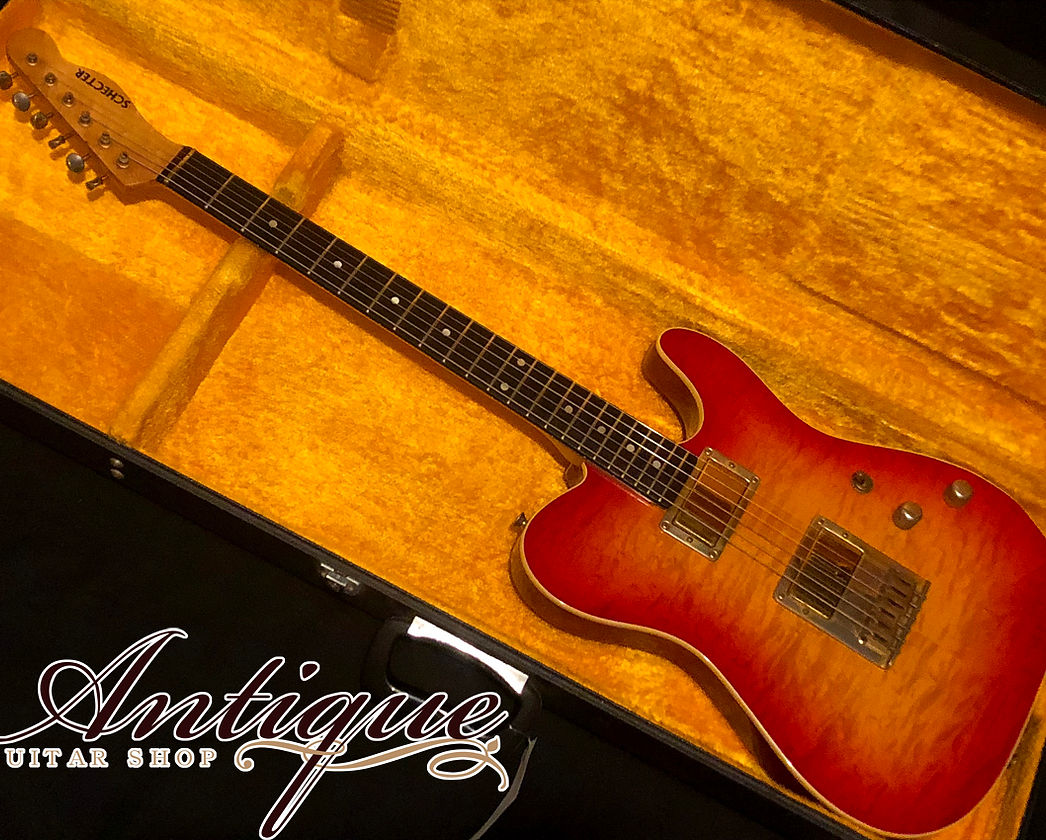 SCHECTER USA PT-TL 1985年製 Pete Townshend Model Cherry Sunburst