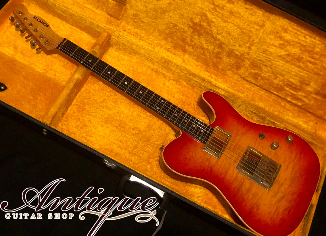SCHECTER USA PT-TL 1985年製 Pete Townshend Model Cherry Sunburst