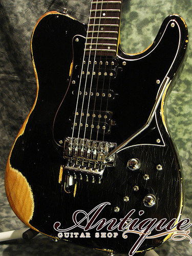 G-Life Guitars Vintage Series Cross Edge Vintage Aged Black DAITA