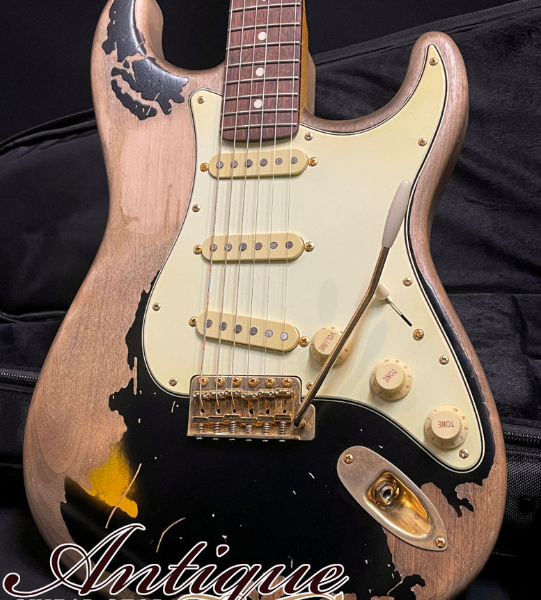 momose MST1-STD/NJ 2019年製 Black Heavy Relic w/ Gold Hardware 3.4