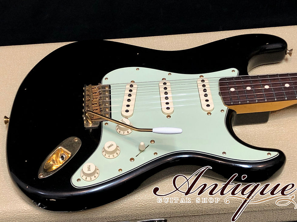 サムネイル： Fender Custom Shop MBS 1963/64 Stratocaster Aged Black Journeyman Relic