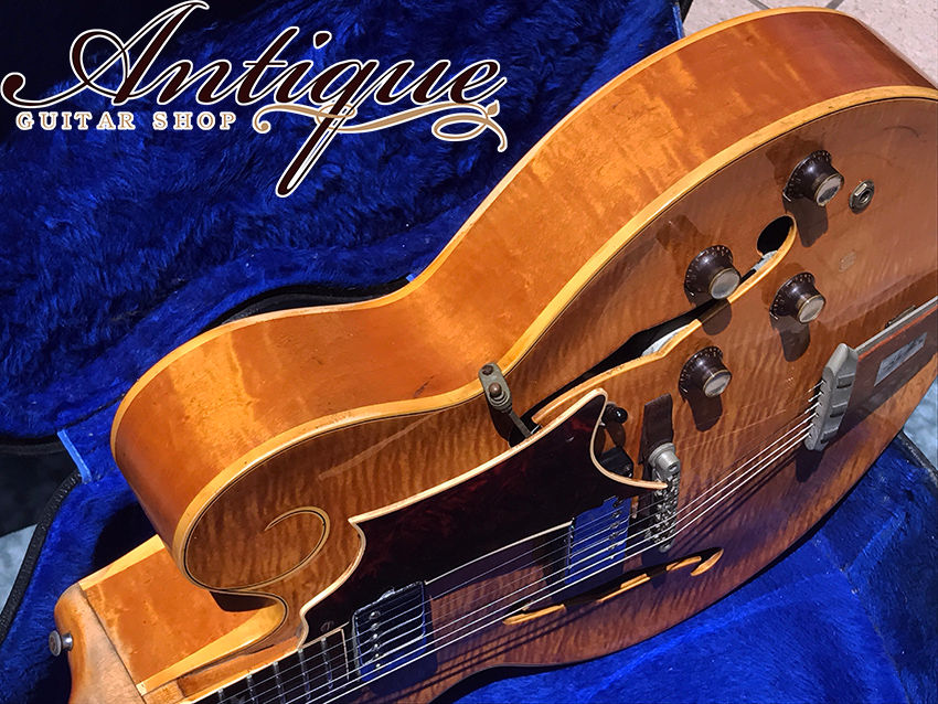 サムネイル： Gibson Tal Farlow 1964年製 Blonde Killer Flame Body & Neck w/ Jacaranda FB