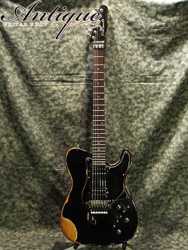 G-Life Guitars Vintage Series Cross Edge Vintage Aged Black DAITA