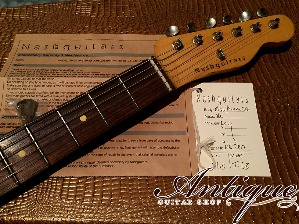 サムネイル： Nash Guitars T-63 Dacota Red Heavy Relic Light Ash 3.2kg w/ Loller PU Near-Mint