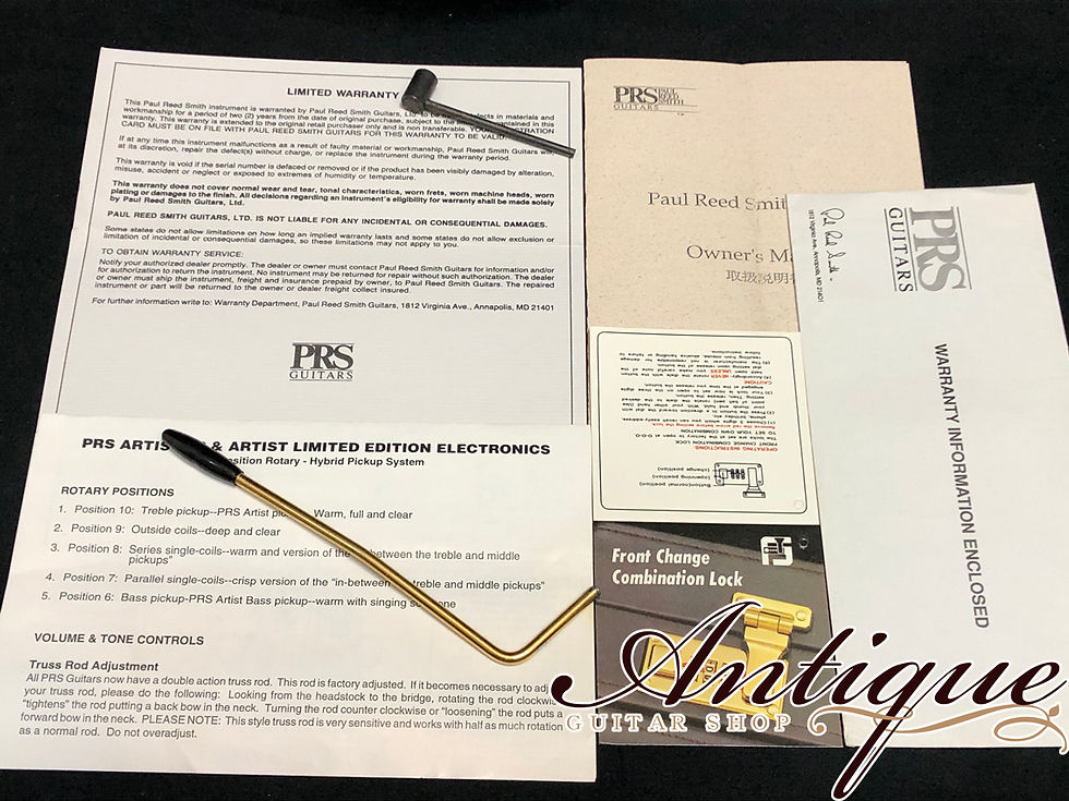 サムネイル： Paul Reed Smith(PRS) Artist Ⅱ 1995年製 Amber w/Tremolo Full-Original