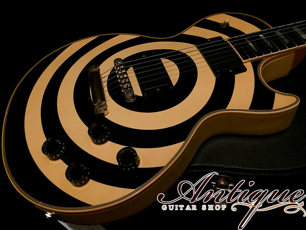 サムネイル： Gibson Custom Shop Zakk Wild Signature Les Paul Custom Bullseye w/ Real Aged