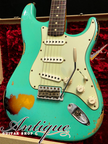 Fender　Customshop　TBC 　Stratocaster　一点物 Fender Custom Shop TBC 1960 Stratocaster Suhr Green on Sunburst