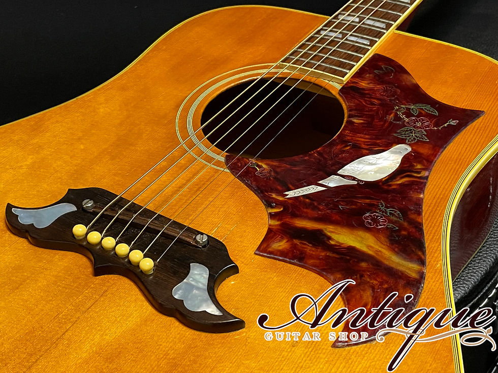 サムネイル： Gibson Dove 1970年製 Natural w/ AdJ Saddle & Single X-Bracing