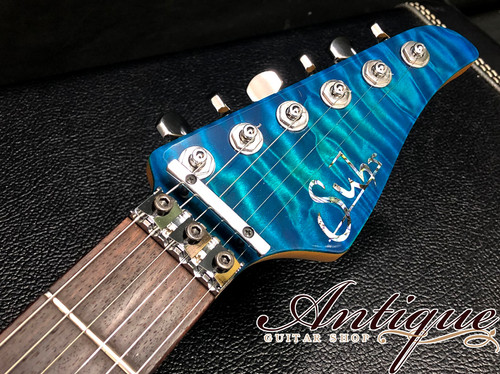 Suhr Standard Big Leaf Quilt Top 2010年製 Aqua Blue Burst w