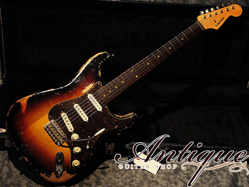 Fullertone Guitars STROKE '60 3tone Sunburst Heavy Rusted