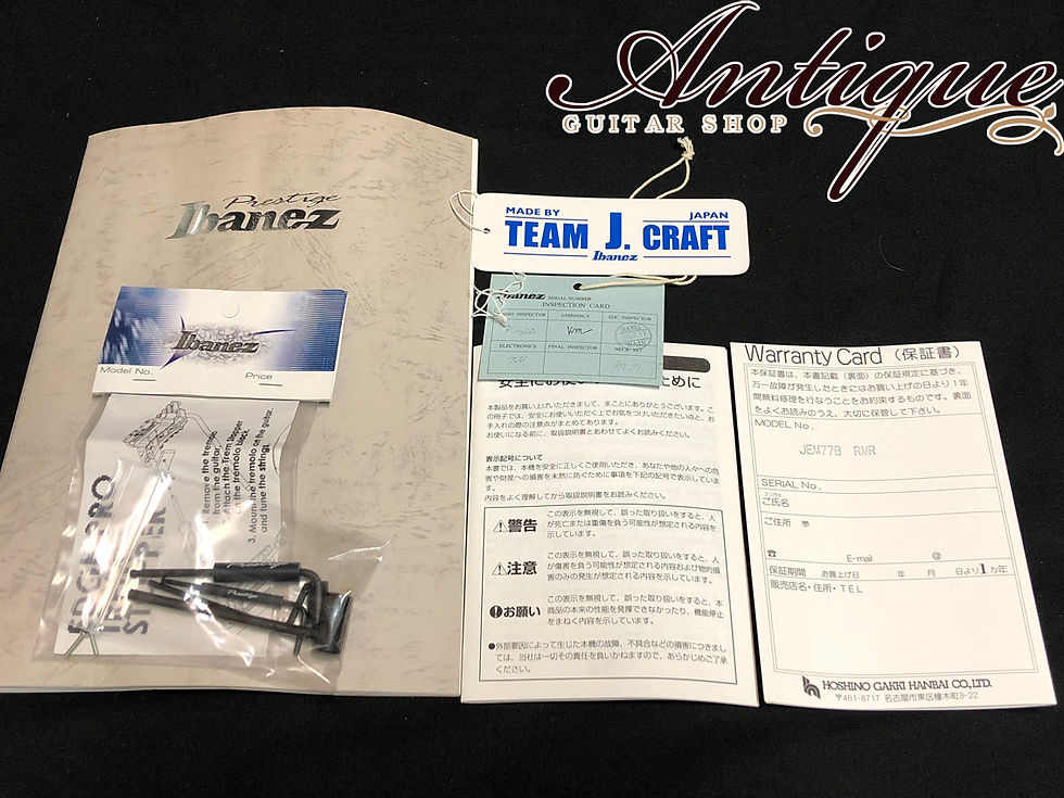 サムネイル： Ibanez JEM77B Steve Vai Signature ‘05年製 RMR Rock Mirror w/ Mirror PG 3.2kg