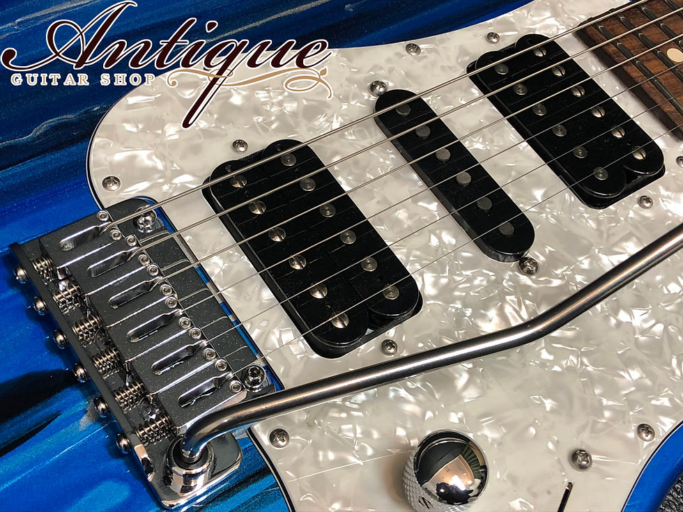 サムネイル： Suhr Custom Standard HSH Blue Metallic Drip w/ Matching Head OKADA Special
