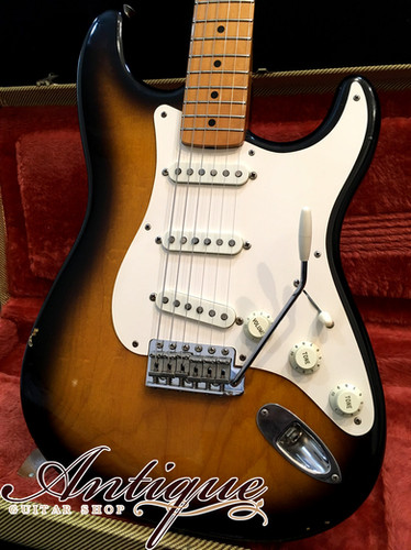Fender custom shop Stratocaster 旧ロゴ Fender Custom Shop 1954 Stratocaster '91年製 Sunburst w/Old Logo