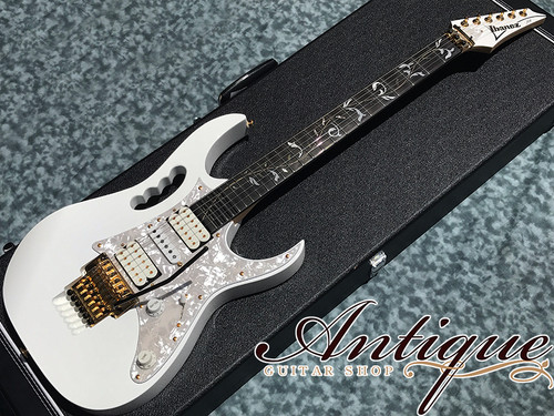 Ibanez JEM 7V Steve Vai Signature 1997年製 White w/ Ebony FB