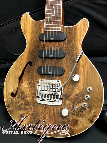 Kz Guitar Works Custom Line Kz One Semi-Hollow w/F-Hole & Elm Burl