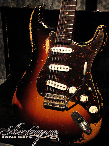 Fullertone Guitars STROKE '60 3tone Sunburst Heavy Rusted Off-set