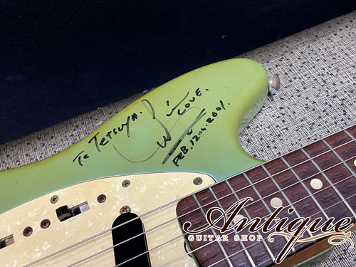 Fender Mustang 1965Neck&1968Body /Slab-BZF /Blue w/Signed