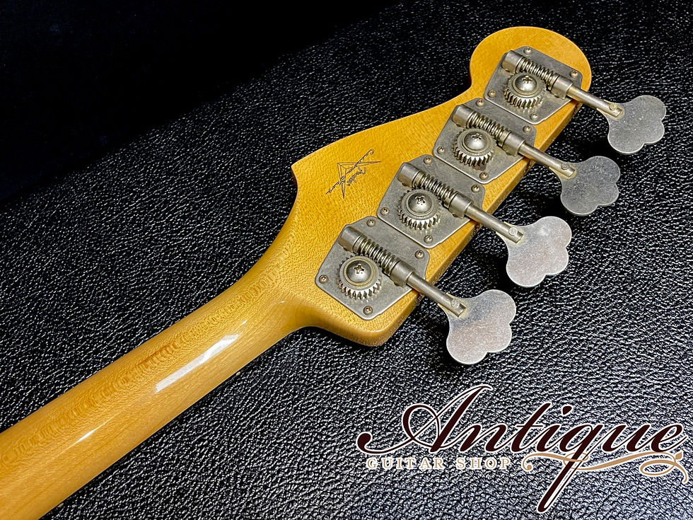 サムネイル： Fender C/S 2022 Collection 1968 Jazz Bass Aged Black J-Relic 4.16kg "Dead Stock"