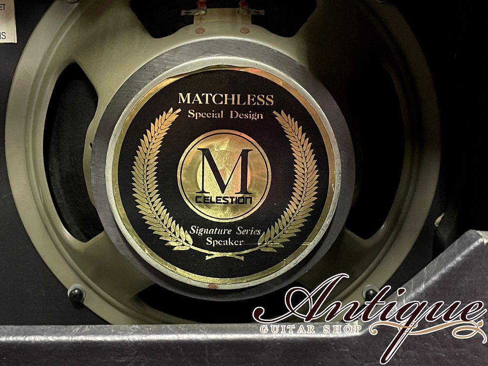 サムネイル： Matchless DC-30 1993年製 Black 117V P-Handle & Emboss Logo w/ Tour Case