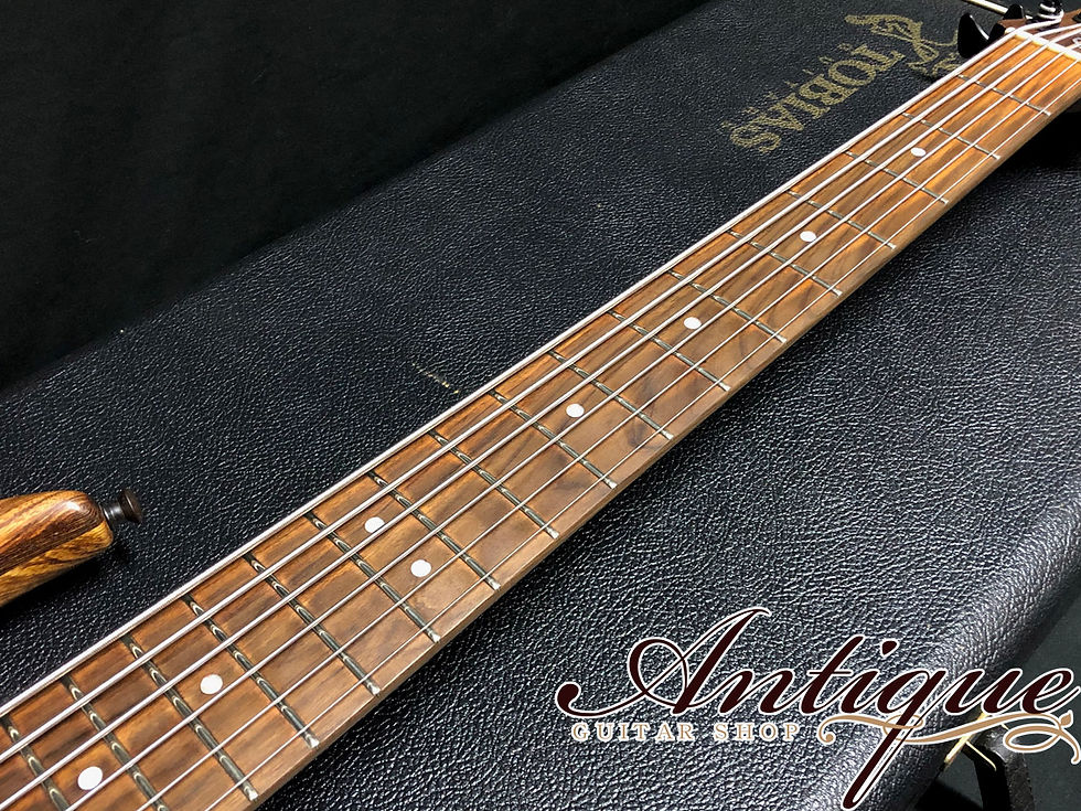 サムネイル： Tobias Signature-6 1993年製 Zebrawood-Wenge-Bubinga Body & Pau-Ferro FB EX+++