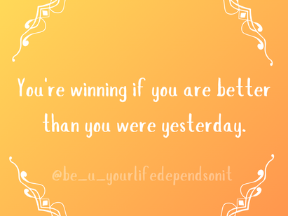 You're winning!