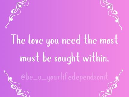 Love Starts From Within