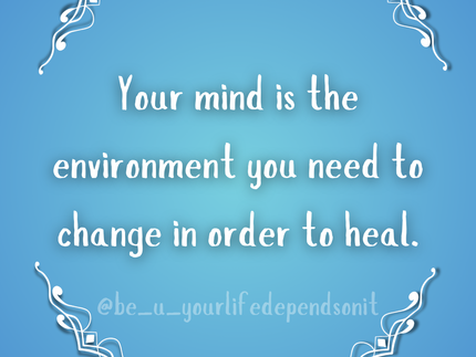 Healing Begins in the Mind