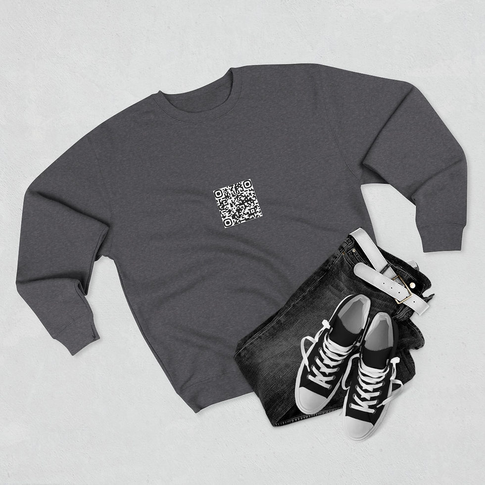 Thumbnail: BADMATH MIKE&BEN Intergalactic Unisex Crewneck Sweatshirt