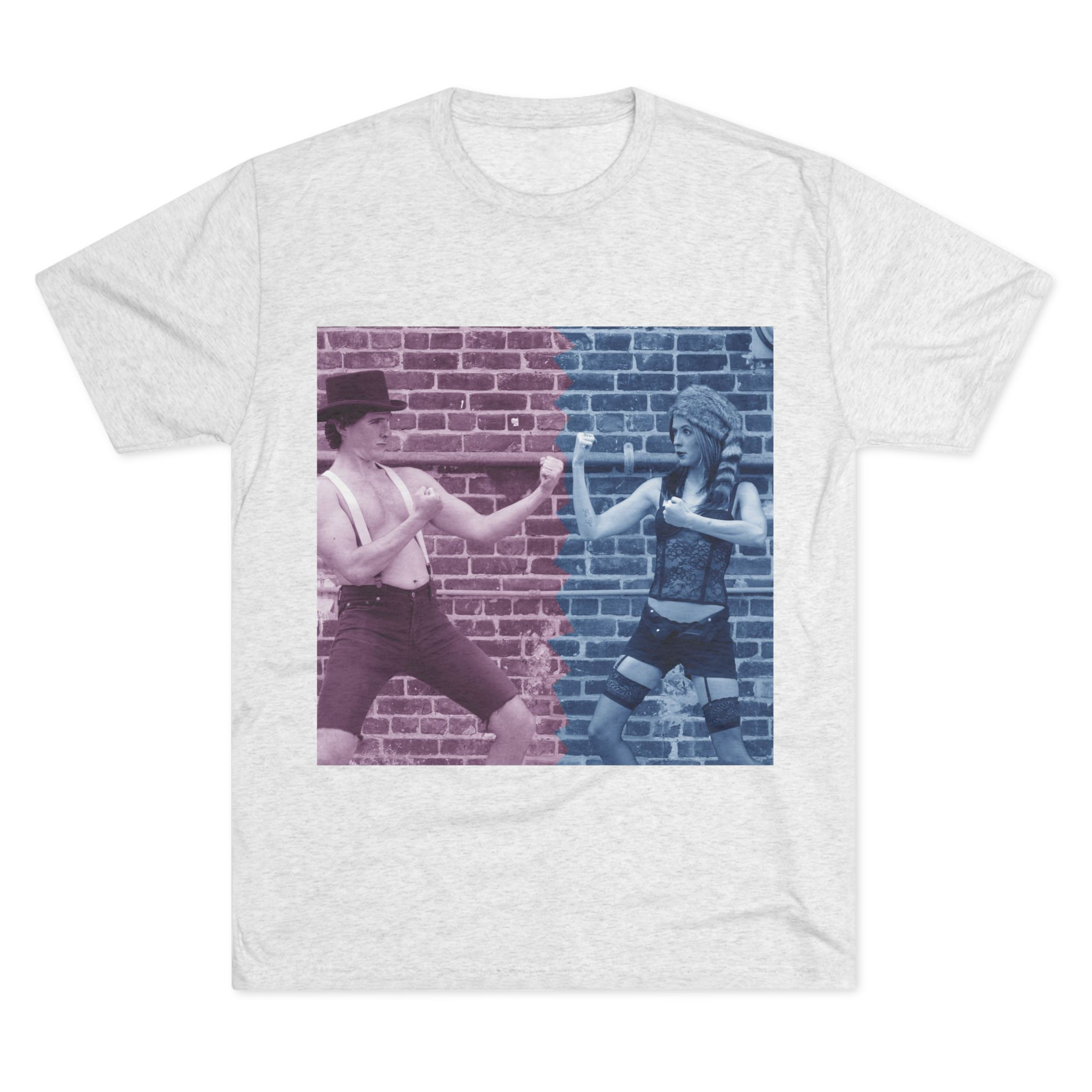 Lovers United "Better Together" Graphic Tee — Vintage Couples Photo Crew Shirt