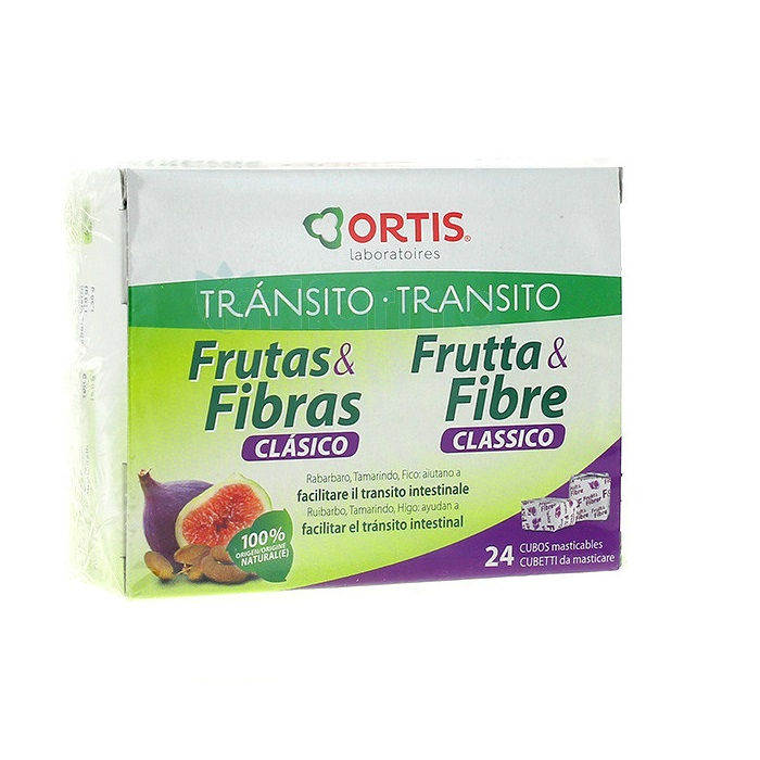 Fruta y Fibra Cubitos Masticables - Ortis